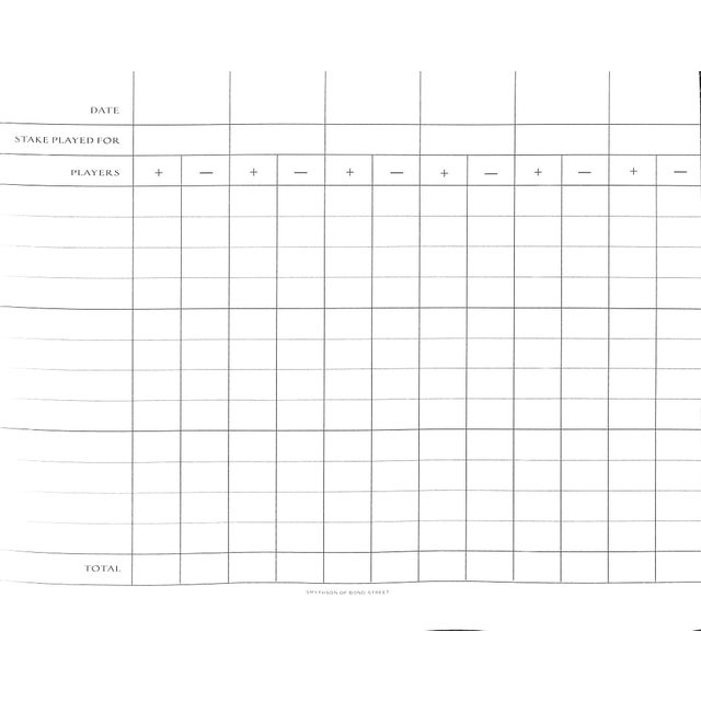 Traditional Smythson of Bond Street Bridge Book For Sale - Image 3 of 4