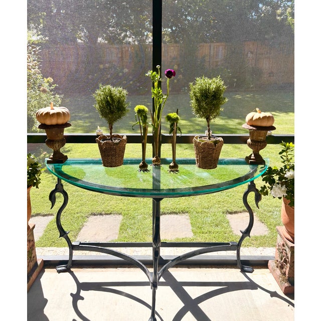 Metal Vintage Italian Carnevale Brass Botanical Bulb Bud Vases - Set of 3 For Sale - Image 7 of 17