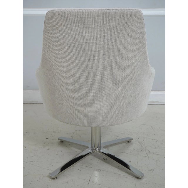 Cumberland Furniture Set of 8 Cumberland Mid Century Modern Revolving Chairs For Sale - Image 4 of 12