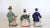 Vintage Hand Painted Terracotta Figurines S/3 For Sale - Image 4 of 8