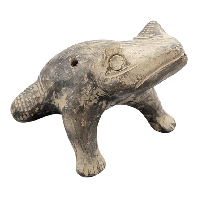 Pre-Columbian Chimú Frog Whistle, 1100s For Sale - Image 5 of 10