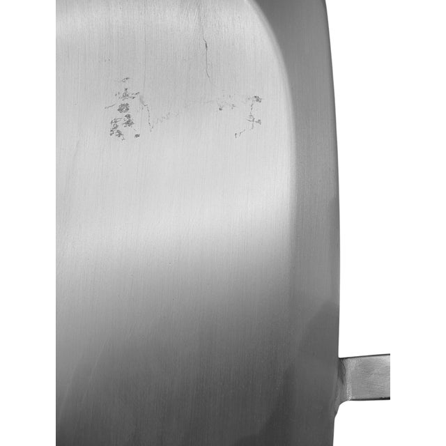 Metal Set of 8 Brushed Aluminum Armchairs in the Style of the Emeco Kong Chair, Designed by Philippe Starck in 2003 For Sale - Image 7 of 8