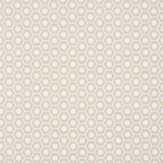 Sample - Schumacher X Studio Bon Queen B Fabric in Flax For Sale