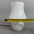 Vintage Murano Glass Table Lamp in Glossy White, 1970s For Sale - Image 9 of 11