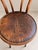 Traditional Antique Thonet Style Bentwood 22" Seat Height Counter Stool With Embossed Sunburst Seat For Sale - Image 3 of 5