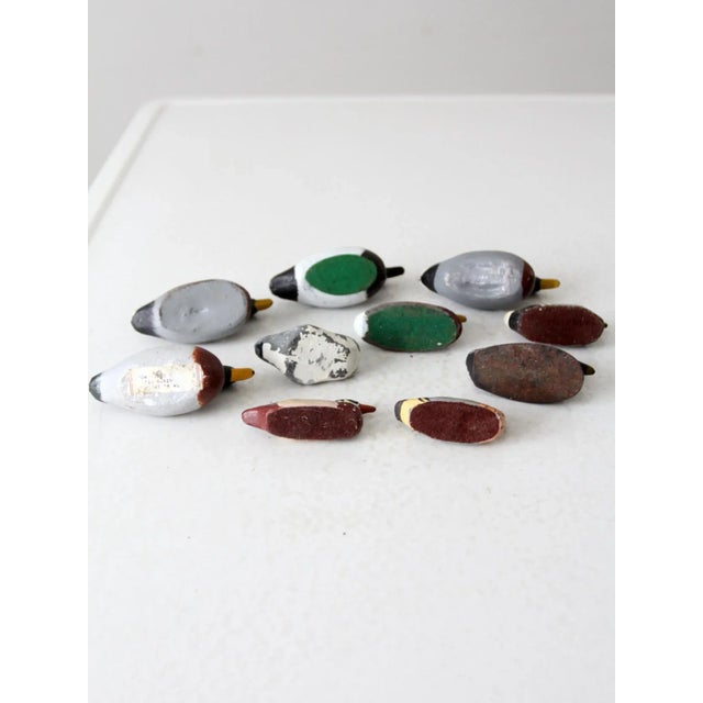 Vintage Hand Painted Cast Iron Duck Collection For Sale - Image 10 of 12