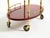 Serving Bar Cart in Cherry-Red Goatskin from Aldo Tura, Italy, 1960s For Sale - Image 18 of 18