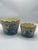 Vintage Italian Hand-Painted Toleware Chinoiserie Monteith Cachepots - Set of 2 For Sale - Image 11 of 12