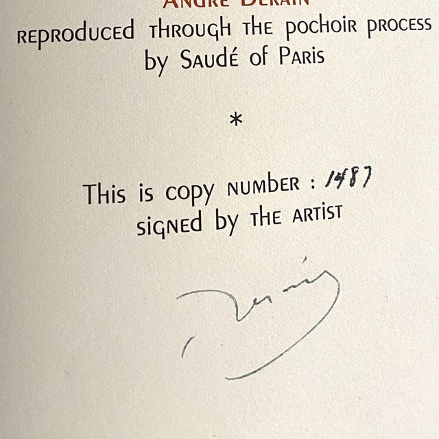 1930s Limited Edition Signed Book: Salome by Oscar Wilde and Andre Derain, 1487/1500 For Sale - Image 5 of 11