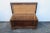 Early 20th Century Large Carved Bench Cedar Chest Blanket Trunk For Sale - Image 11 of 12