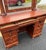 Outstanding Antique Empire Mahogany Mirrored Kneehole Dressing Table or Vanity For Sale - Image 15 of 18