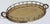 Mid 20th Century Vintage Oval Brass Faux Bamboo Gallery Rail Tray For Sale - Image 5 of 6