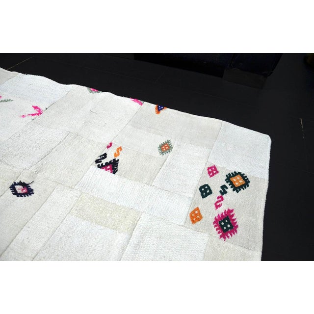 Vintage Hemp Patchwork Runner Rug, 1960s For Sale - Image 6 of 10