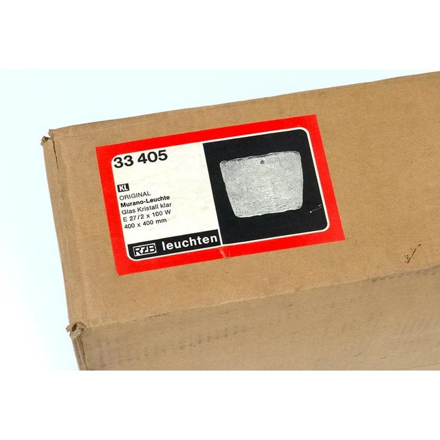 Murano Glass Ceiling Lamp from RZB Light For Sale - Image 6 of 8