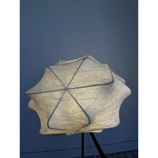 Black Cocoon Tripod Floor Lamp from Goldkant Leuchten, 1960s For Sale - Image 8 of 16