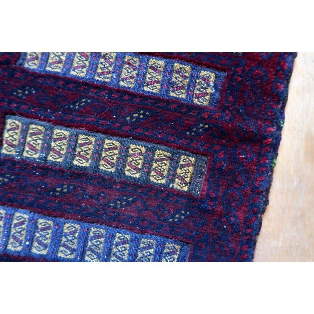1970s Handmade Vintage Afghan Baluch Salt Bag For Sale In New York - Image 6 of 10