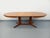 Vintage Oval Extendable Dining Table in Teak from Baumann, 1960s For Sale - Image 16 of 18