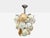 Mid-Century Modern Mid-Century Modern, Orange and White Murano Glass, Chrome, Pendant Light, 1960s For Sale - Image 3 of 12