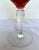 1930s Mid-Century Cambridge Glass Amber & Clear Stem Champagne Coupes - Set of 7 For Sale - Image 14 of 18