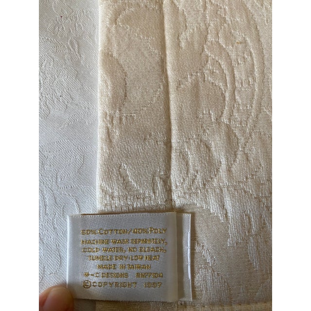 20th Century Waterford Beige Placemats and Napkins Set- 10 Pieces For Sale - Image 11 of 12