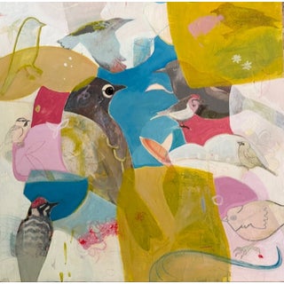 "Leap Day" a Bird Painting by LWren Walraven For Sale