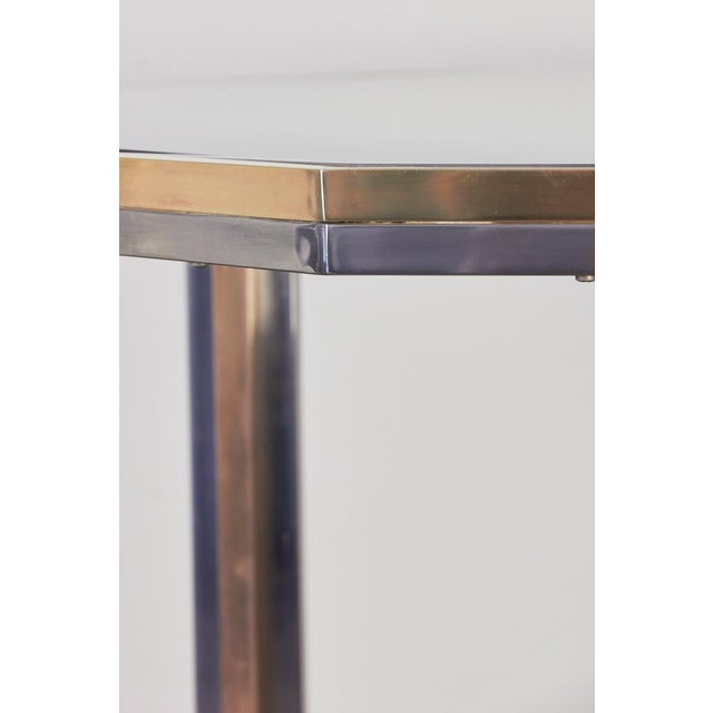 Octagonal Brass Table by Renato Zevi, 1970s For Sale - Image 17 of 18