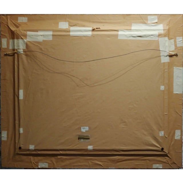 1970s Vintage "Nude Blonde Laying on a Outdoor Field" Painting by Sheldon C Schoenberg For Sale - Image 10 of 11