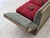 Danish 2-Seater Drop Arm Spanish Sofa in Green and Red Velour, 1970s For Sale - Image 9 of 18