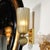 2020s Pair of Modernist Hand-Blown Murano Fluted Glass Sconces in Frosted Smoked Topaz For Sale - Image 5 of 18