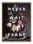 Never Wait to Be Ready by Lara Fowler in Gold Framed Paper, Small Art Print For Sale
