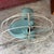 Vintage General Electric 1950s Aqua Blue Metal Oscillating Desk Fan - 10" Blades 14" Tall For Sale - Image 11 of 14