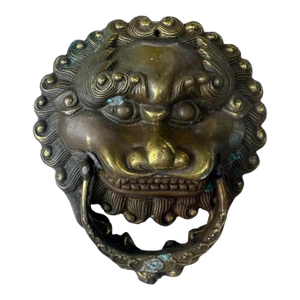 Solid Brass Vintage Lion Door Knocker Home Decor