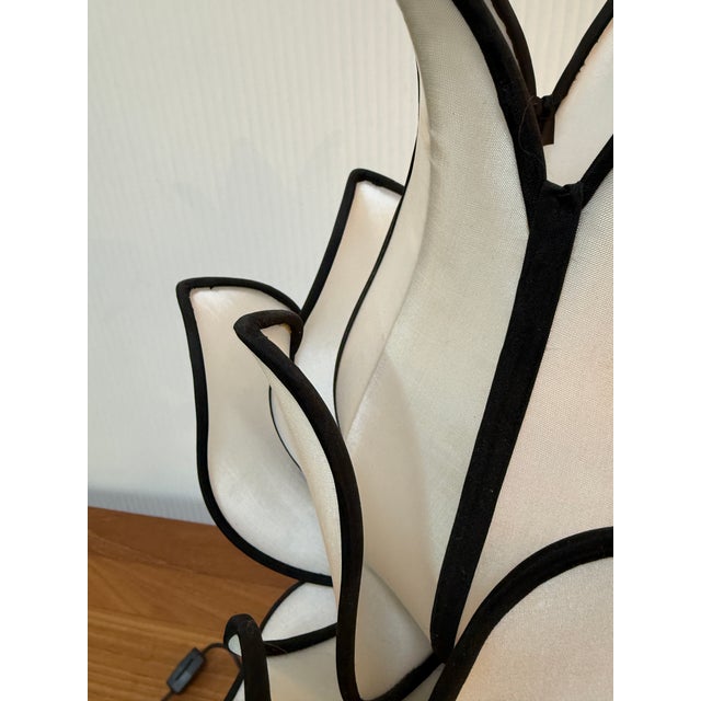 Metal Om Gallery Baby Blooming Lotus Table Lamp For Sale - Image 7 of 12