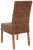 18''H Rattan Side Chair in Light Brown - a Pair For Sale - Image 4 of 7
