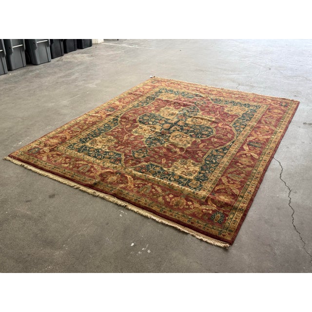 8ft2in × 10ft2in Sultanabad Design Wool Area Rug For Sale - Image 4 of 12