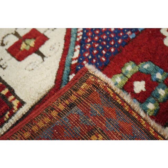 Antique Caucasian Kazak Rug 5’3” X 8’0" For Sale - Image 10 of 10