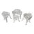 Mid 20th Century Exquisite Wrought Iron Victorian Style Grape Vine Leaf Settee, 2 Chairs and Table, 4 Pieces Excellent "Mint" Condition.. For Sale