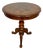 Round Occasional Table with Inlaid Top, 1920s For Sale