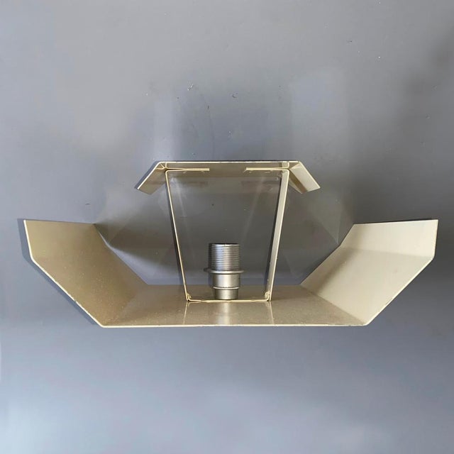 Space age sconces, used condition. Some signs of use and age can be seen. Lamps have been rewired. E27 light bulb...