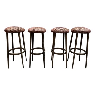Vintage Bar Stools, 1960s, Set of 4 For Sale