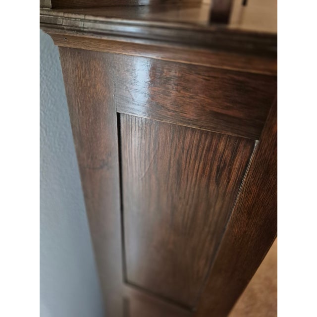 Late 18th Century Victorian American Side-by-Side Display and Secretary Cabinet For Sale - Image 4 of 12