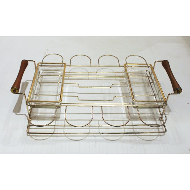 Colony Glass Circa 1970 American Glassware With Tray Cocktail Set by Colony Glass Co. For Sale - Image 4 of 9