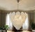 Vintage Opal Leaf Chandelier in Murano Glass, 1980 For Sale - Image 3 of 16