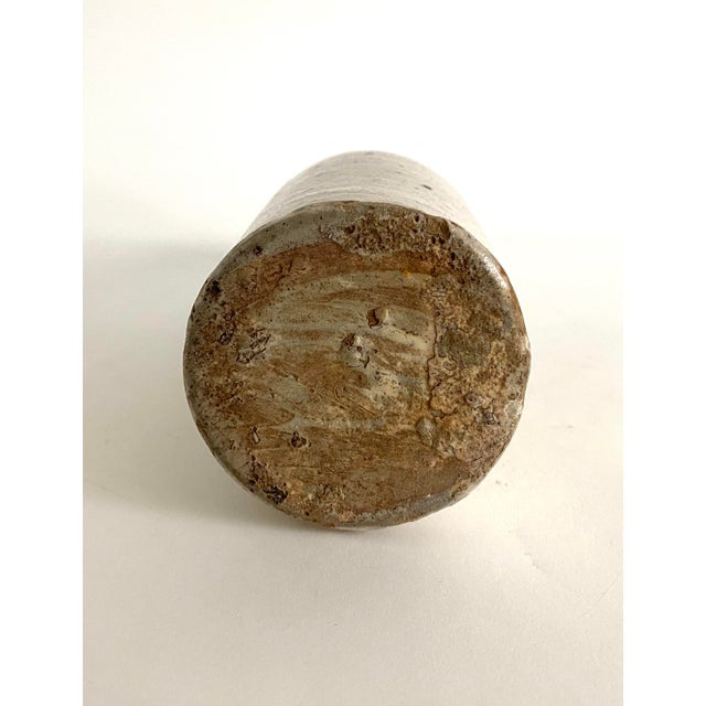 Ceramic Antique Stoneware German Beer Bottle For Sale - Image 7 of 7