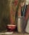 American 750 Sumi-E Brushes and Bowl - Still Life by Elizabeth Harrington For Sale - Image 3 of 8