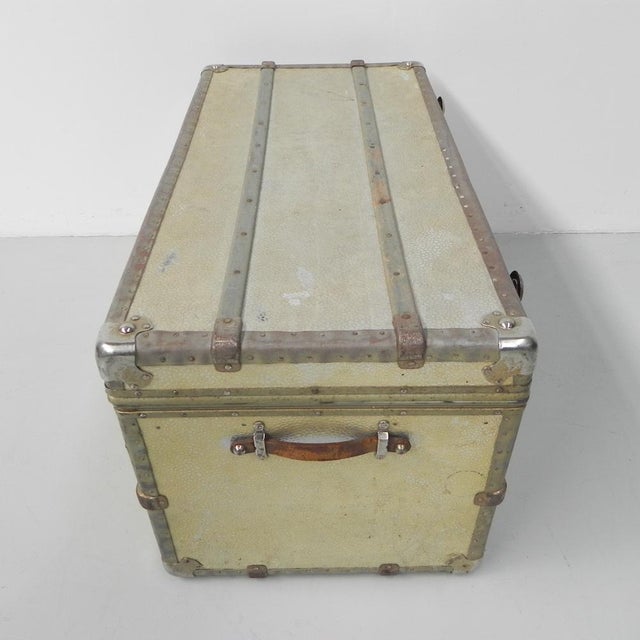 Vintage Aluminum Clad Chest, 1950s For Sale - Image 13 of 18