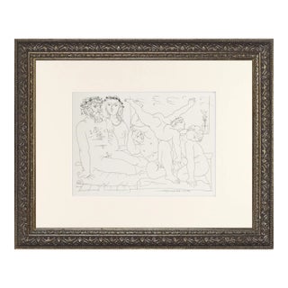 Vintage Pablo Picasso Vollard Suite Print 1956 For Sale