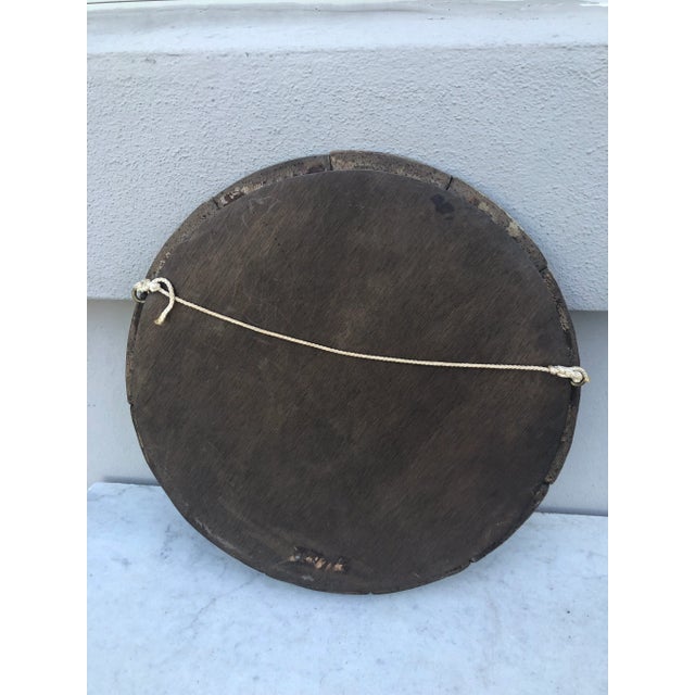 Circa 1960 French Ceramic Tiles Floral Mirror For Sale In Austin - Image 6 of 7