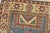 Kazak Rug 2’1” X 3′ Blue Wool Tribal Hand-Knotted Oriental Carpet For Sale In Philadelphia - Image 6 of 9