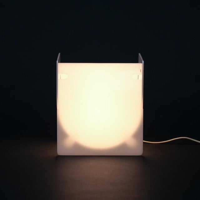 Acrylic Glass Lamp, 1970s For Sale - Image 10 of 18